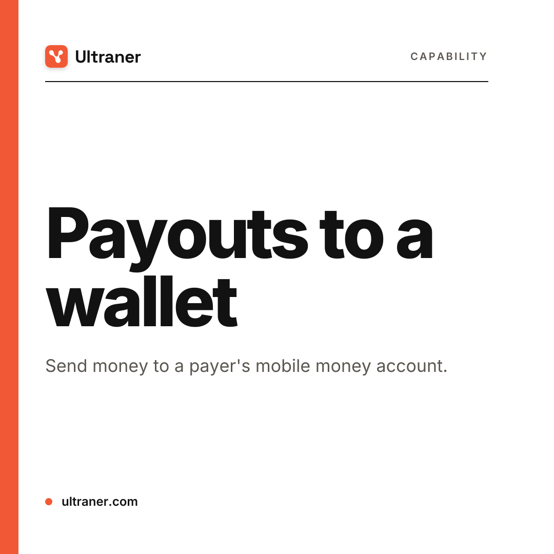 Need payouts to a wallet?