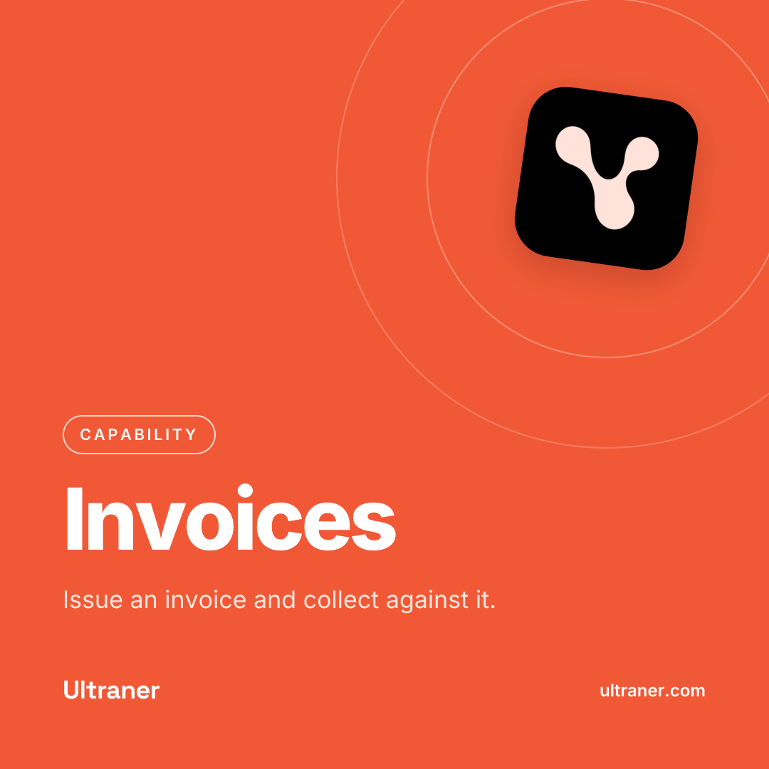Invoices on Ultraner.