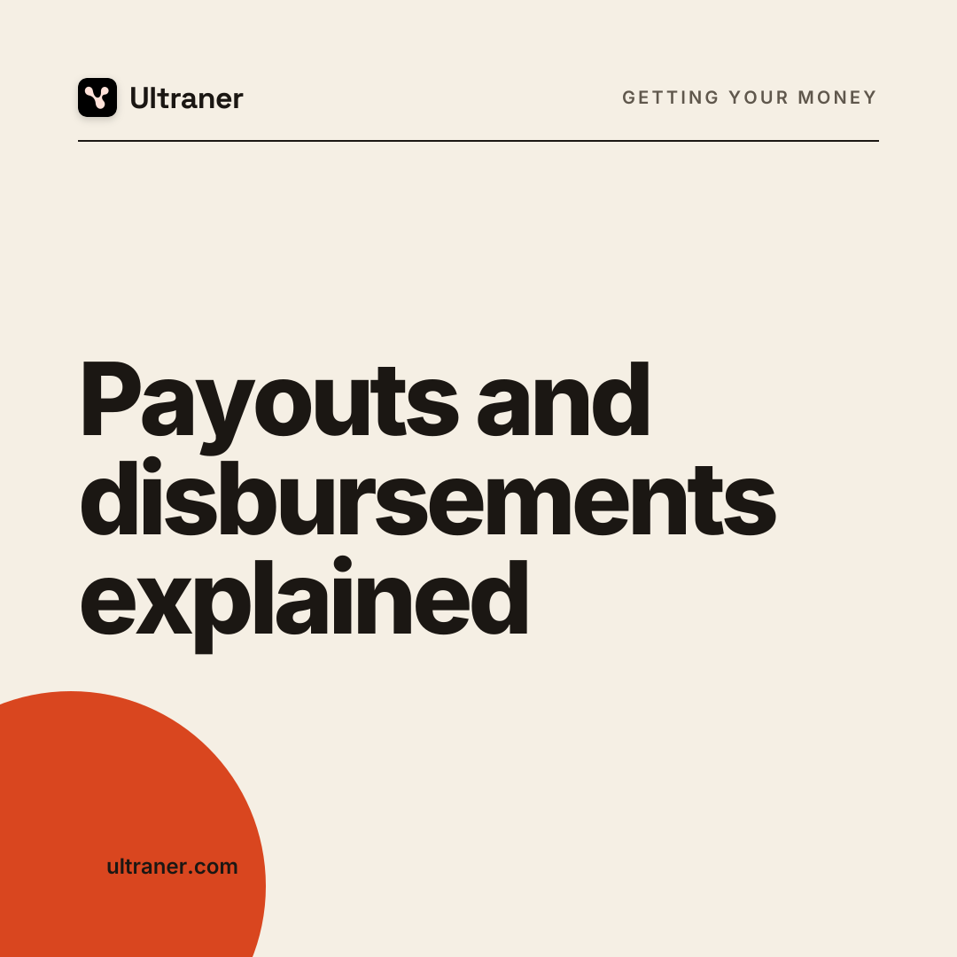 A quick read: Payouts and disbursements explained