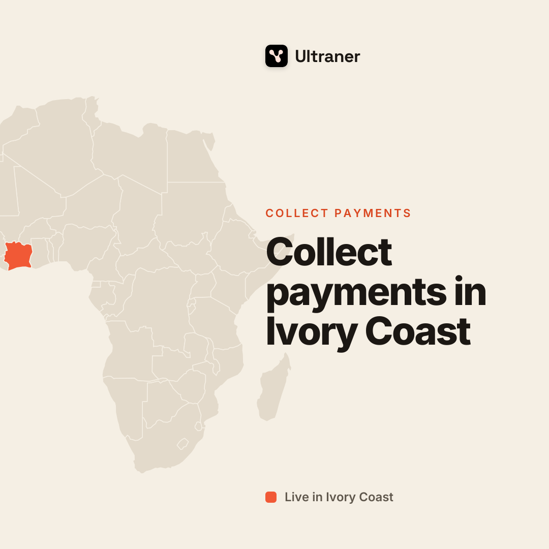 馃嚚馃嚠 Collect payments in Ivory Coast.