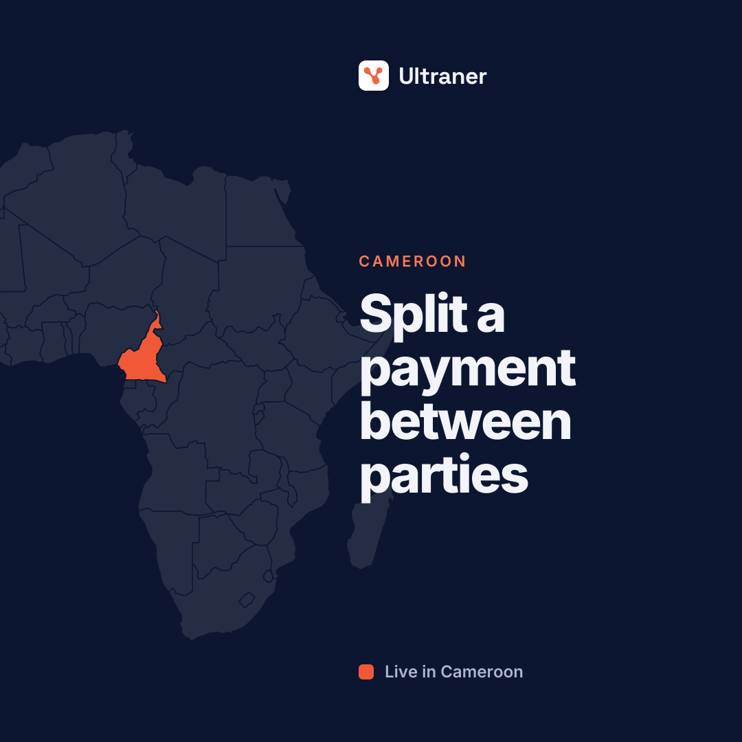 馃嚚馃嚥 Split a payment between parties in Cameroon?