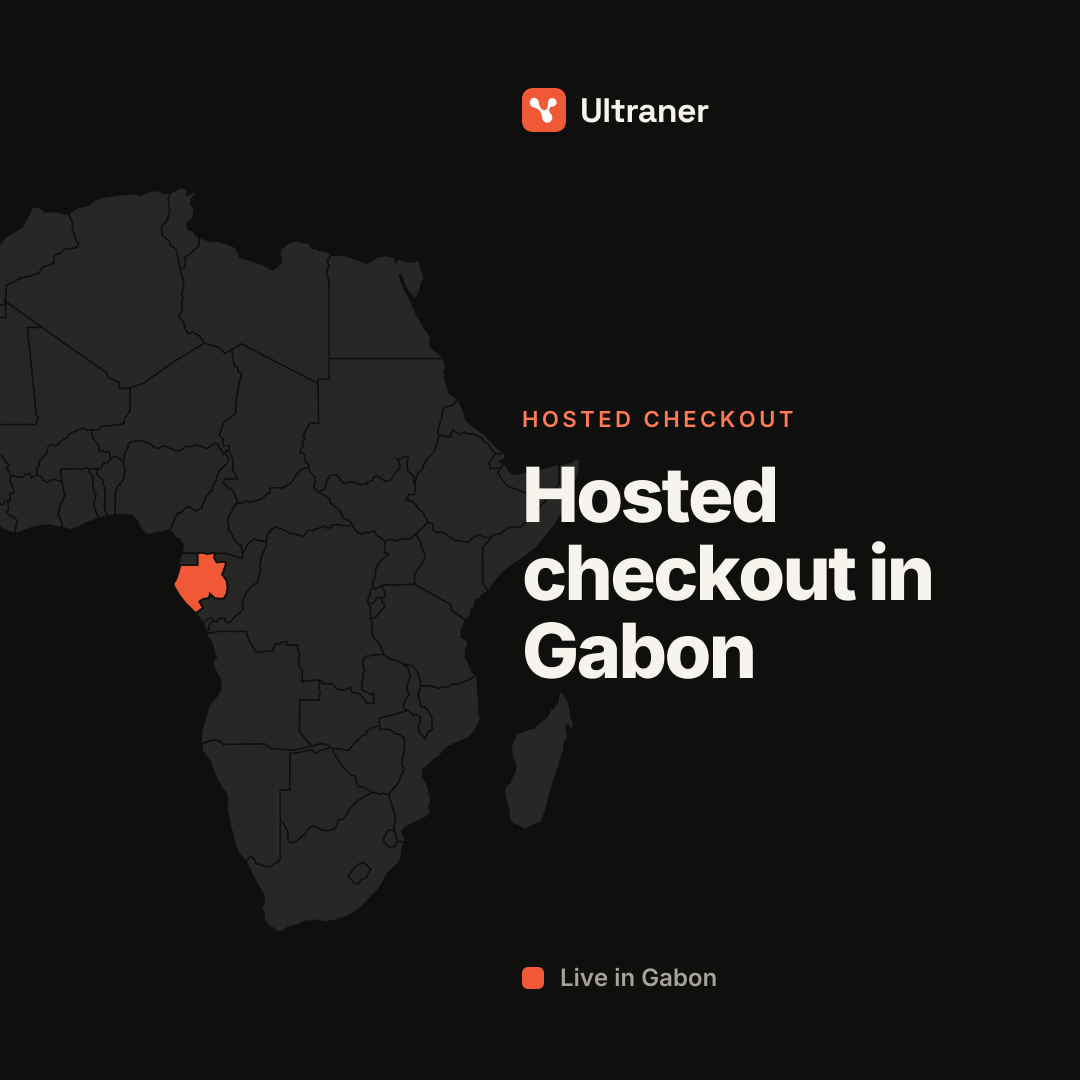 馃嚞馃嚘 Hosted checkout in Gabon.