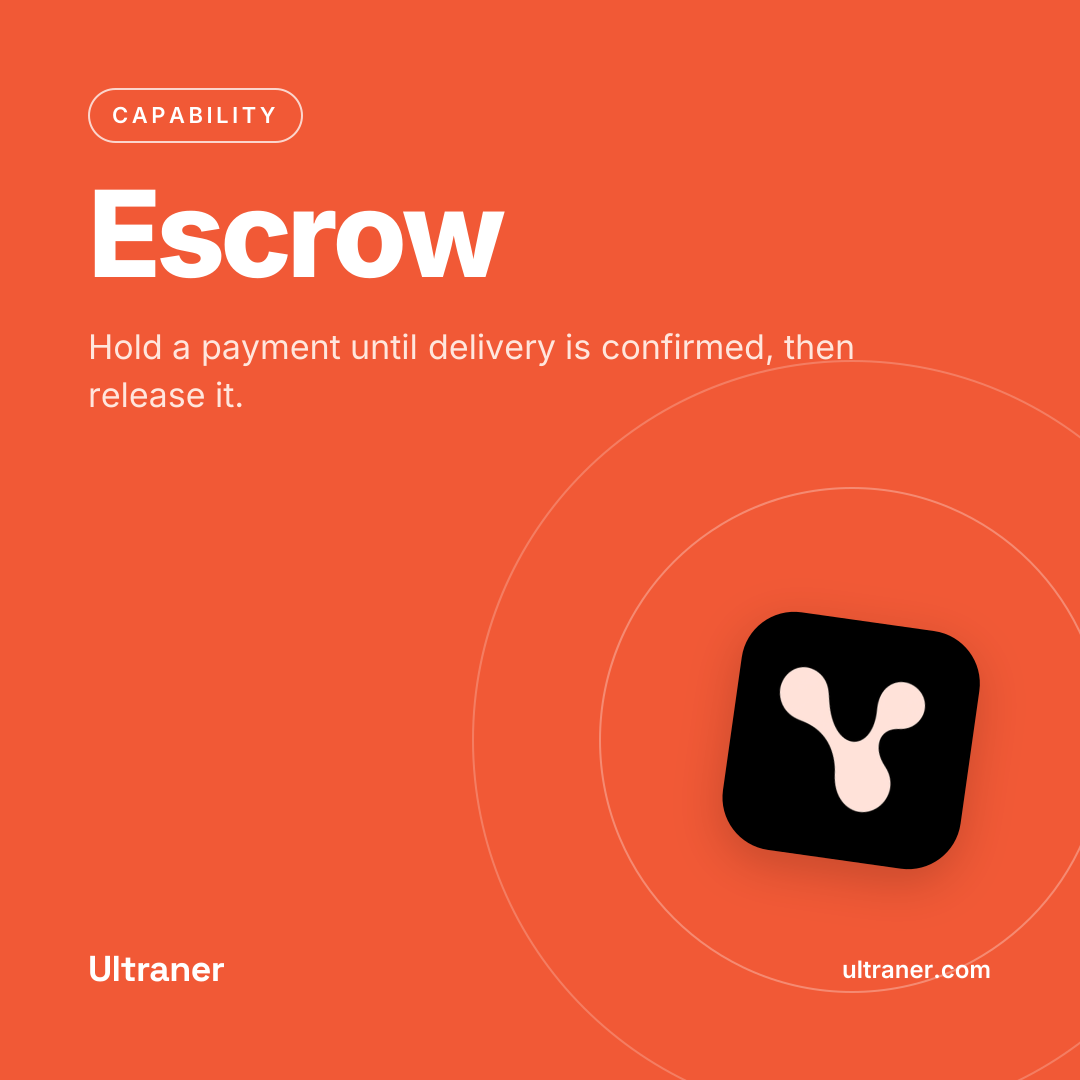 Need escrow? | Ultraner