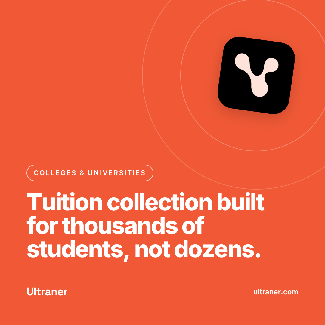 Tuition collection built for thousands of students, not dozens.