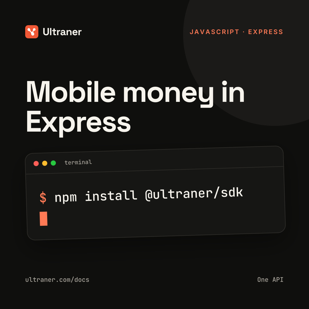 Accept African mobile money from Express.