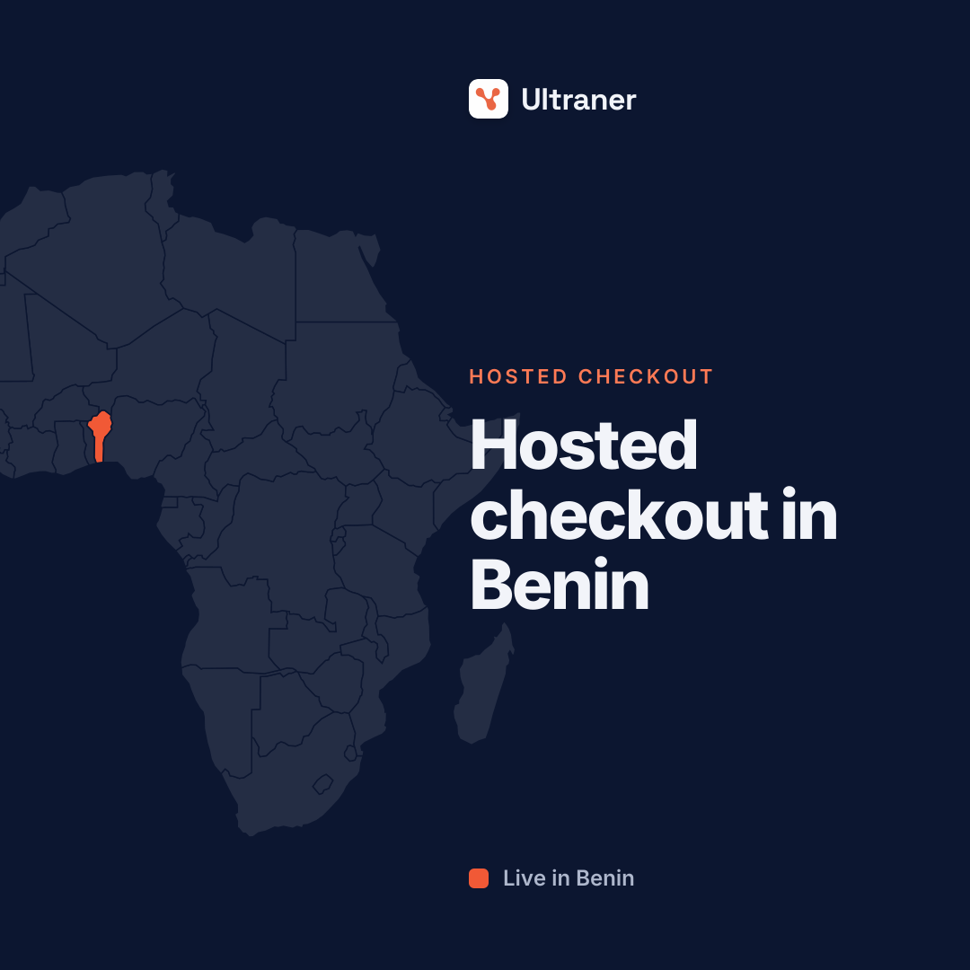 馃嚙馃嚡 Hosted checkout in Benin.