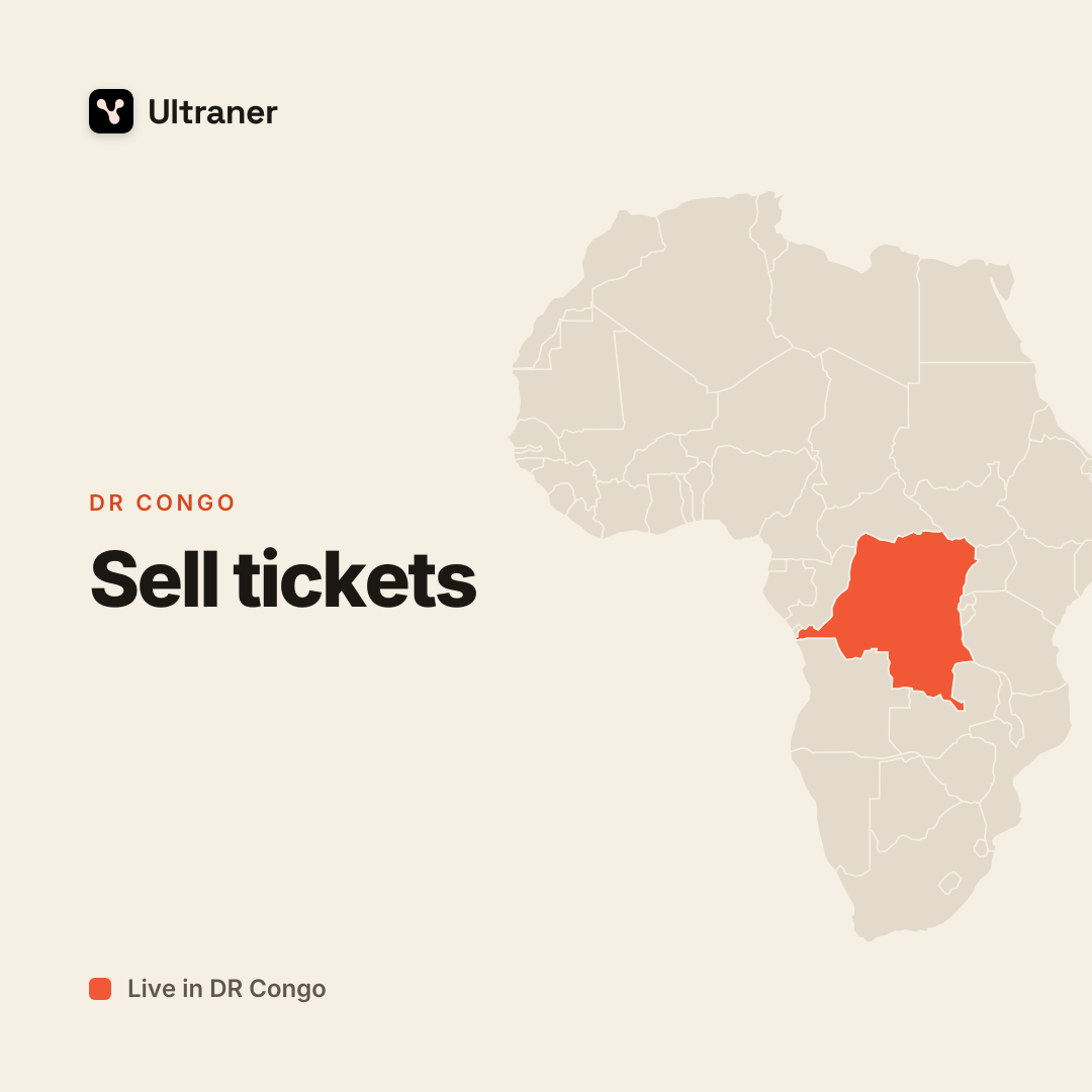 馃嚚馃嚛 How to sell tickets in DR Congo.
